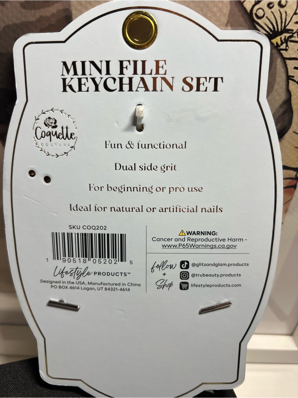 NEW Mini File Keychain Set - Picture 2 of 2